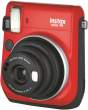 Aparat FujiFilm Instax BOX Mini 70 czerwony +  pokrowiec + wkład 20szt Tył