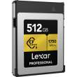 Karta pamięci Lexar CFexpress 512GB Type B Gold Series Góra