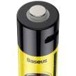 Akumulatory Baseus Baterie 4xAA do ładowania, 1920mAh, micro USB (czarno-żółte). Góra