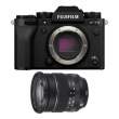 Aparat cyfrowy FujiFilm X-T5 + XF 16-80 mm f/4 OIS WR czarny - cena zawiera rabat 430 zł Przód