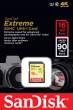Karta pamięci Sandisk SDHC 16 GB EXTREME 90MB/s C10 UHS-I U3Przód
