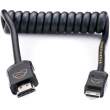  Kable HDMI Atomos Kabel spiralny Full HDMI / mini HDMI 4K60p (30-60cm) [ATOM4K60C3] Przód