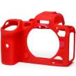 Zbroja EasyCover osłona gumowa dla Canon EOS R5 / R6 / R6 MKII czerwona Przód