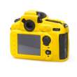 Zbroja EasyCover osłona gumowa dla Nikon D810 żółta Góra