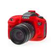Zbroja EasyCover osłona gumowa dla Canon 7D mark II czerwona Przód