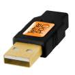  USB do aparatów Tethertools KABEL USB 2.0 - Mini-B 8-Pin 4.6m black (CU8015-BLK) Góra
