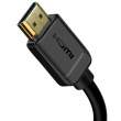  Kable HDMI Baseus kabel HDMI 2.0 4K 30Hz, 3D, HDR, 18Gbps, 8m (czarny) CAKGQ-E01 Tył