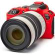Zbroja EasyCover osłona gumowa dla Canon EOS R10 czerwona Góra