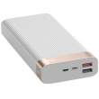  powerbanki Baseus Power Bank 20000mAh Quick Charge 3.0 USB C / Micro USB 18W - biały Tył