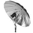 Parasol GlareOne Orb 150 srebrny z dyfuzorem Góra