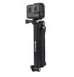  mocowania i uchwyty Puluz Składany kijek Selfie Stick/Tripod  do kamer sportowych PU202 czarny Tył