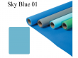 Tło kartonowe Fomei 1.35 x 11 m - Sky blue Przód