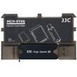 Etui JJC MCH-STK6GR na karty 2x SD, 4x microSD i czytnik kart USB 3.0 Przód