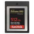 Karta pamięci Sandisk CFexpress TYP B Extreme Pro 512GB 1700MB/s Przód