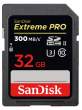 Karta pamięci Sandisk SDHC 32 GB EXTREME PRO 300MB/s C10 U3 UHS-II Przód