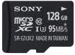 Karta pamięci Sony Performance microSDXC 128GB UHS-I CL10 U3 95 mb/s Przód