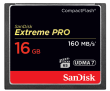 Karta pamięci Sandisk CompactFlash EXTREME PRO 16 GB 160 MB/s Przód