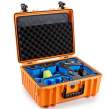  Torby, plecaki, walizki walizki B&W Walizka typ 6000 do DJI FPV Combo, pomarańczowa Tył