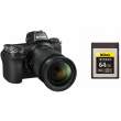 Aparat cyfrowy Nikon Z7 + ob. 24-70 mm + adapter + karta Nikon XQD 64GB Przód