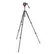 Statyw Manfrotto statyw 190 video + głowice 500AH (MVK500190XV) 