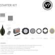  Filtry, pokrywki zestawy filtrów NISI Starter Kit 100 mm System V7