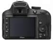 Lustrzanka Nikon D3300 czarny + ob. 18-105 VR Tył