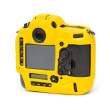Zbroja EasyCover osłona gumowa dla Nikon D5 żółta Tył
