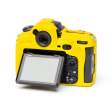 Zbroja EasyCover osłona gumowa dla Nikon D500 żółta Tył