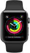  zegarki inteligentne Apple Watch Series 3 GPS, 42mm, gwiezdna szarość z czarnym sportowym paskiem Tył