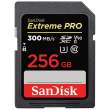 Karta pamięci Sandisk SDXC 256 GB EXTREME PRO 300MB/s C10 UHS-II V90 Przód