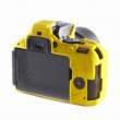 Zbroja EasyCover osłona gumowa dla Nikon D5500/5600 żółta Góra