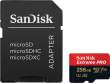 Karta pamięci Sandisk microSDXC 256 GB Extreme Pro 170MB/s A2 UHS-I C10 + Adapter SDPrzód