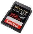 Karta pamięci Sandisk SDXC 256 GB EXTREME PRO 95MB/s C10 V30 UHS-I U3 Tył