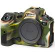 Zbroja EasyCover osłona gumowa dla Canon EOS R5 / R6 / R6 MKII camouflage Góra