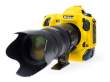 Zbroja EasyCover osłona gumowa dla Nikon D4s żółta Boki