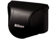  futerały, kabury, pokrowce na aparaty Nikon CB-N2000 SF czarny na J1 + ob. 10 mm Przód