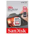 Karta pamięci Sandisk SDXC 256 GB ULTRA 120 MB/s C10 UHS-I Góra
