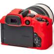 Zbroja EasyCover osłona gumowa dla Canon EOS R10 czerwona Boki