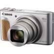 Aparat cyfrowy Canon PowerShot SX740 HS Lite Edition travel kit srebrny Boki
