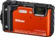 Aparat cyfrowy Nikon Coolpix W300 pomarańczowy + plecak Tył