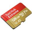 Karta pamięci Sandisk microSDXC 128 GB Extreme Sport 190MB/s A2 C10 V30 UHS-I U3 + adapter Tył