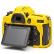 Zbroja EasyCover Osłona gumowa dla Nikon D780 żółta Boki