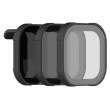 Kamery sportowe filtry i soczewki Polar Pro Zestaw 3 filtrów  Shutter do GoPro Hero 8 Black Przód