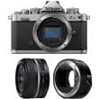 Aparat cyfrowy Nikon Z fc + 28 mm + adapter FTZ II Przód