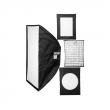 Softbox prostokątny Terronic BASIC 60x85 cm Przód