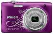 Aparat cyfrowy Nikon COOLPIX A100 fioletowy z ornamentem Przód