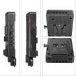 Lampa LED Smallrig spliter Battery Plate (Rod Clamp) do akumulatorów V-Mount [3203B] Góra
