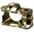Zbroja EasyCover Osłona gumowa dla Sony A7 R4 / A9 II camouflage Tył