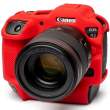 Zbroja EasyCover osłona gumowa dla Canon EOS R3 czerwona Góra