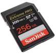Karta pamięci Sandisk SDXC EXTREME PRO 256GB 200MB/s V30 UHS-I U3 Tył